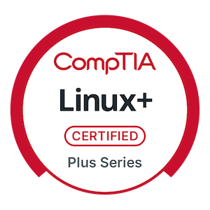 CompTIA Linux+ Certification (verify on Credly)
